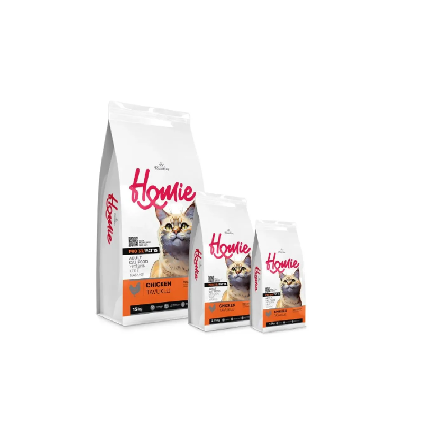Homie Super Premium Adult Cat Food - Chicken (Fat 15)
