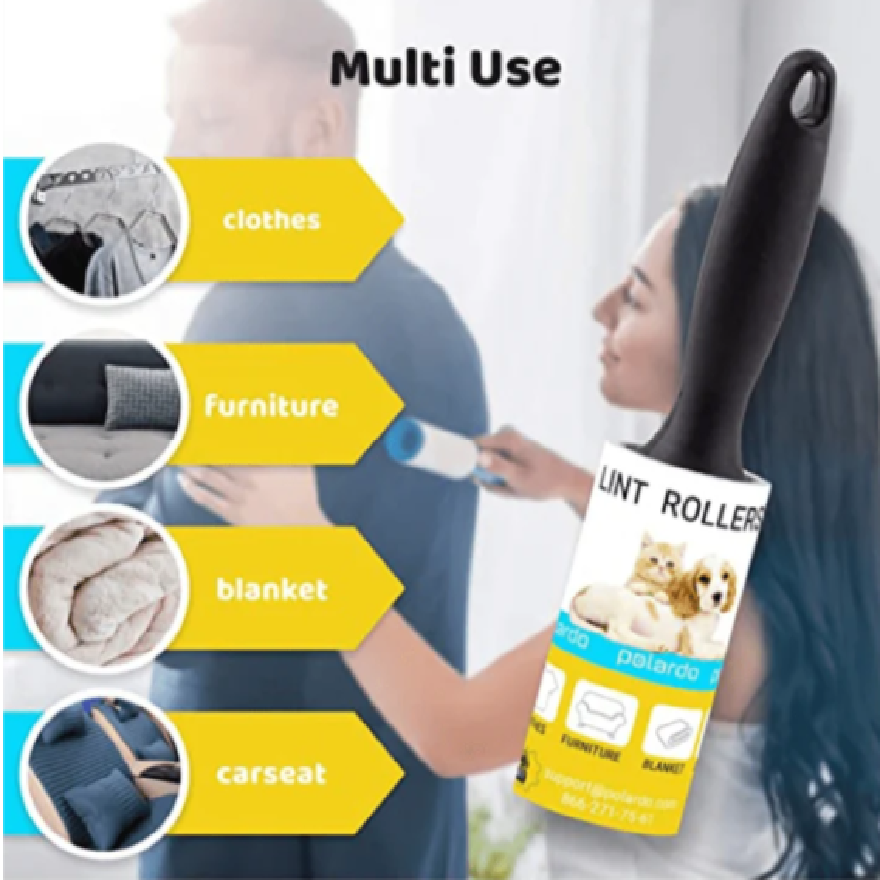 Lint Roller for Cat Fur and Dog Hair Remover