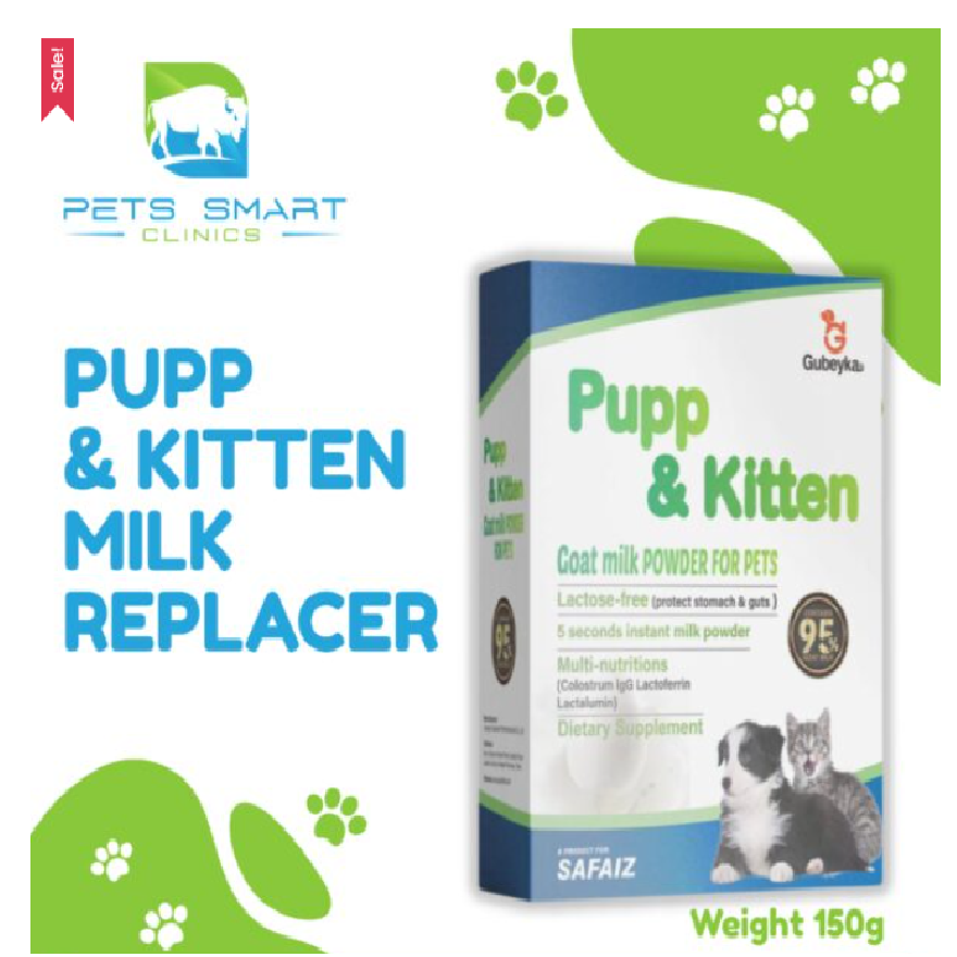 Pupp & Kitten Milk Replacer(Goat Milk) 150 g