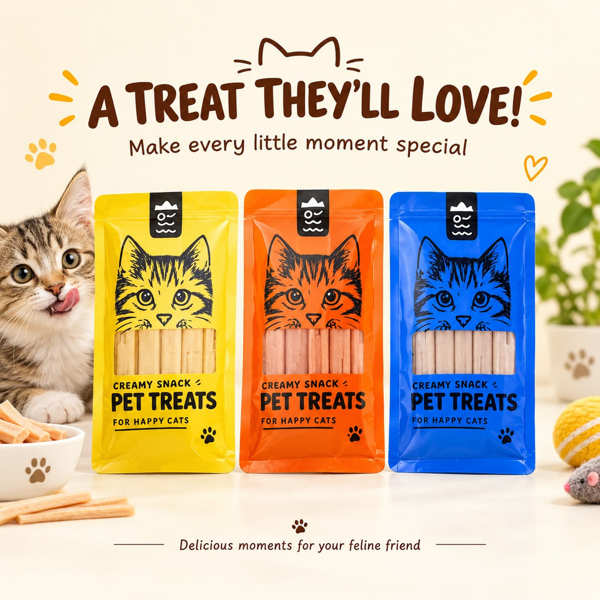 Haisenpet Creamy Cat Treat – 75 Gram