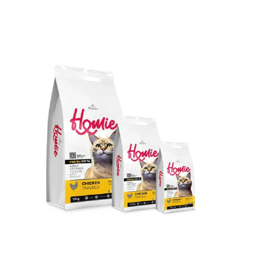 Homie Super Premium Low Grain Adult Cat Food - Chicken (Fat 16)