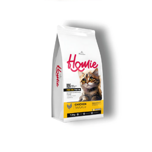 Homie Super Premium Low Grain Kitten And Mother Cat Food – Chicken (PRO38/FAT18)