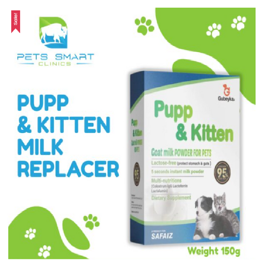 Pupp & Kitten Milk Replacer(Goat Milk) 150 g